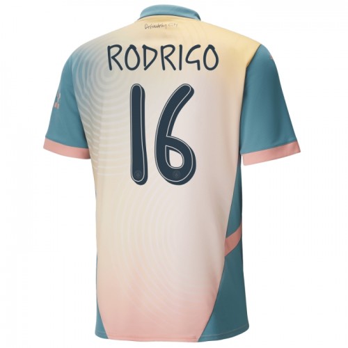 Fußball Trikot Manchester City Rodrigo 16 Vierte 2024-25 Fußball Trikot Manchester City Rodrigo 16 Vierte 2024-25